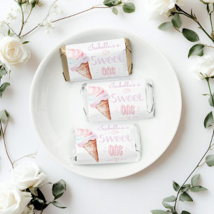 Sweet One Ice cream birthday Hershey's Miniatures