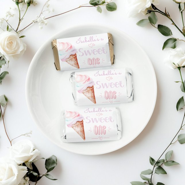 Sweet One Ice cream birthday  Hershey's Miniatures (Creator Uploaded)