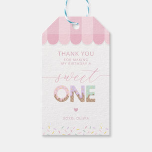 Sweet One Ice Cream Birthday Party Favor Tag