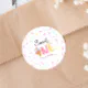 Sweet One Ice Cream First 1st Birthday Party Classic Round Sticker | Zazzle