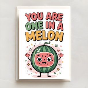 Sweet One in a Melon Birthday Card