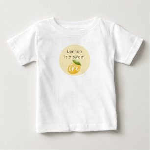 Sweet One Lemon 1st Birthday Baby T-Shirt