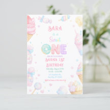 Sweet One Pastel Candy Birthday Party