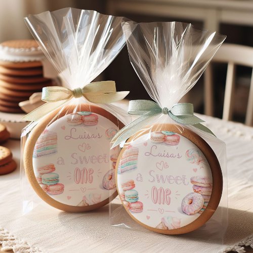 Sweet one Pastel sweets birthday party Sugar Cookie