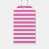 Sweet One Pink Donut Birthday Party Gift Tags (Back)