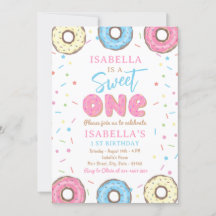 Sweet One Sprinkles Donut 1st Birthday Party 