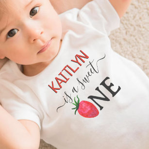  Strawberry Baby Jersey T-Shirt - Kawaii Baby T-Shirt