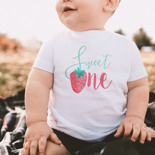 Sweet one strawberry kids baby T-Shirt