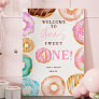 Sweet one watercolor donut 1st birthday welcome Foam Board