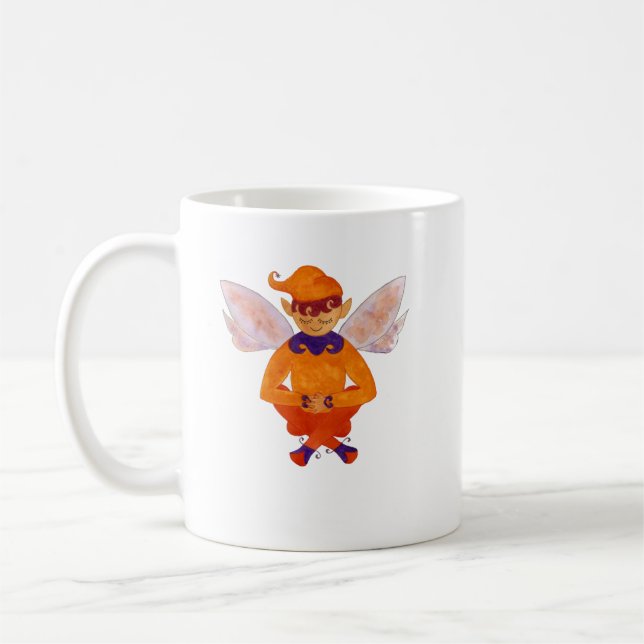 Sweet Orange Elf Mug (Left)