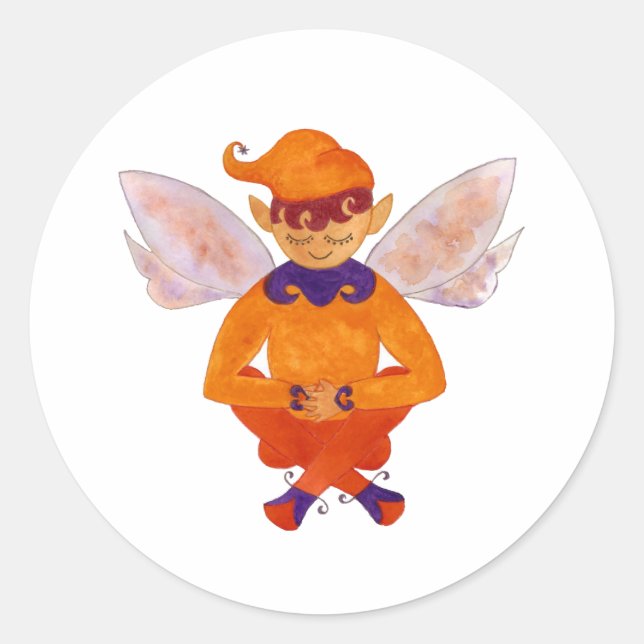 Sweet Orange Elf Sticker (Front)