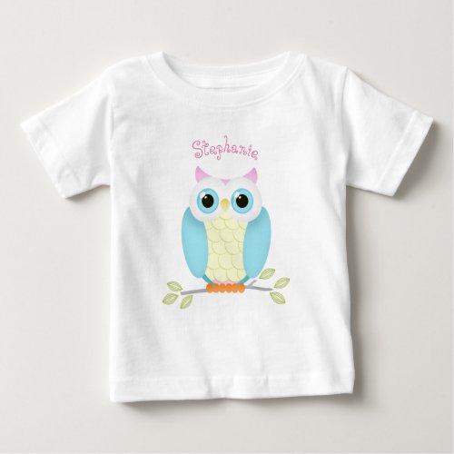 Sweet Owl Baby T_Shirt