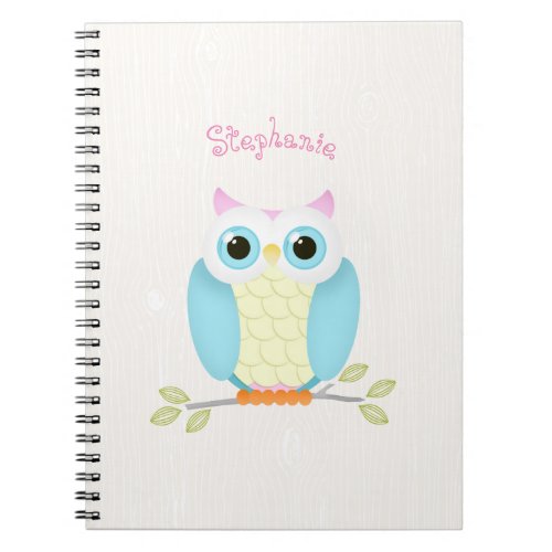 Sweet Owl Birthday Notebook