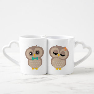 Sweet Owl Couple Coffee Mug Set