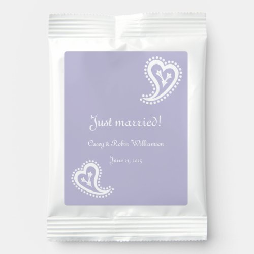 Sweet Paisley Hearts in Lavender Drink Mix