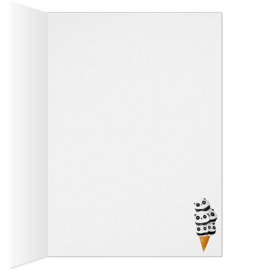 Sweet Panda Bear Ice Cream Cone (Inside (Right))