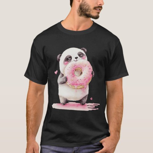 Sweet Panda Bear Valentines Day  11 T_Shirt