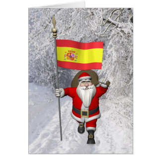 Sweet Papá Noel  Waving La Rojigualda