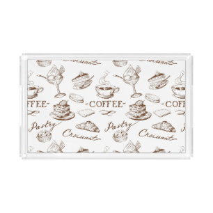 Sweet paper acrylic tray