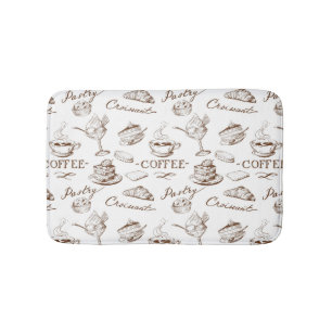 Sweet paper bathroom mat