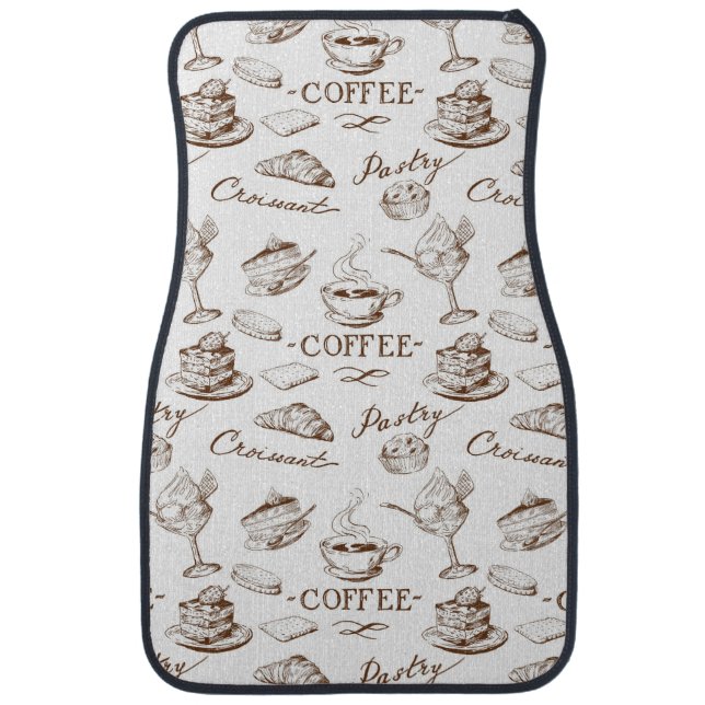 Sweet paper car floor mat (Front)