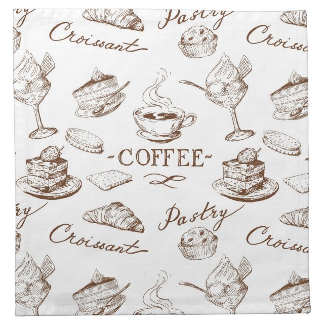 Sweet paper cloth napkin (Front)
