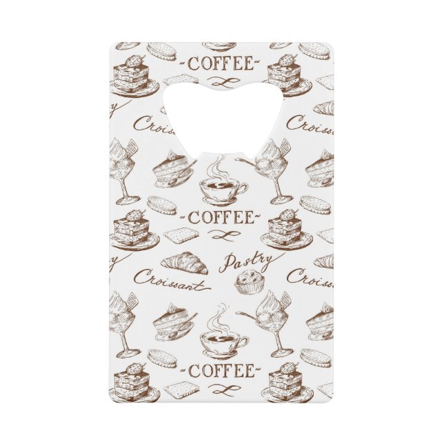 Sweet paper credit card bottle opener (Front)