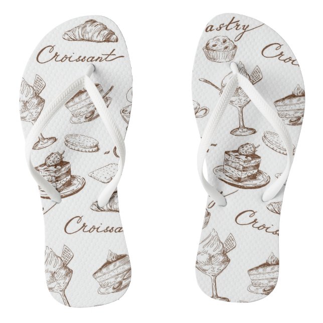 Sweet paper flip flops (Footbed)