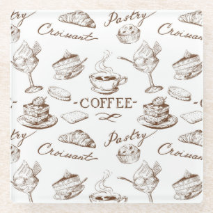 Sweet paper glass coaster