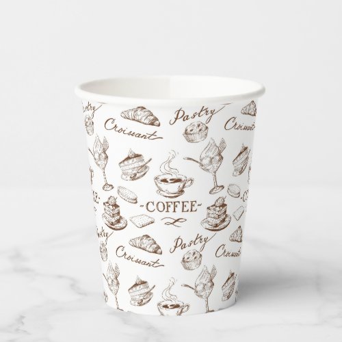 Sweet paper paper cups