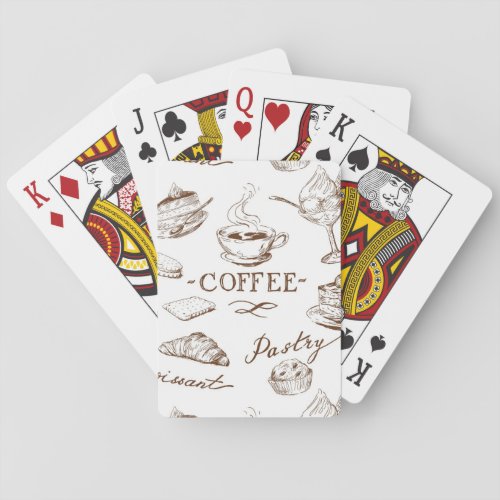 Sweet paper playing cards