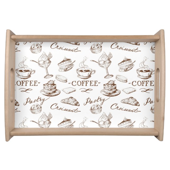 Sweet paper serving tray (Front)