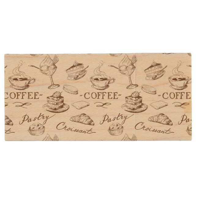 Sweet paper wood flash drive (Front)