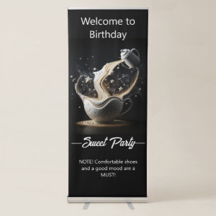 Sweet Party. Original invitation.  Retractable Banner