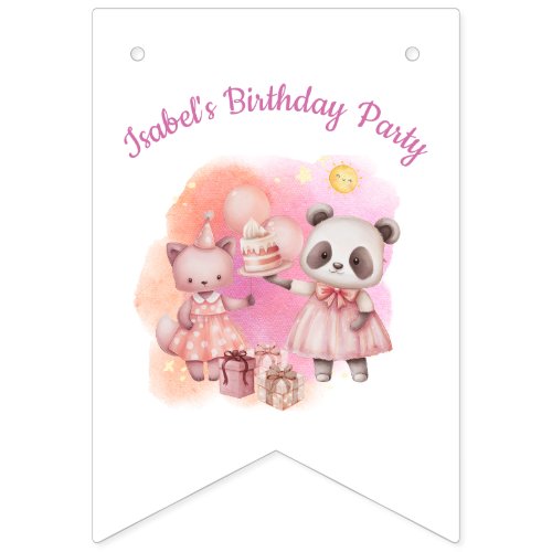Sweet Pastel Animal Birthday