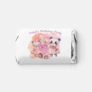 Sweet Pastel Animal Birthday Candy Favor