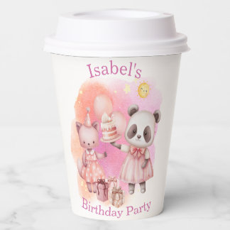 Sweet Pastel Animal Birthday Party Cup