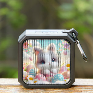 Sweet Pastel Kawaii Kitten Easter Eggs Bluetooth Speaker