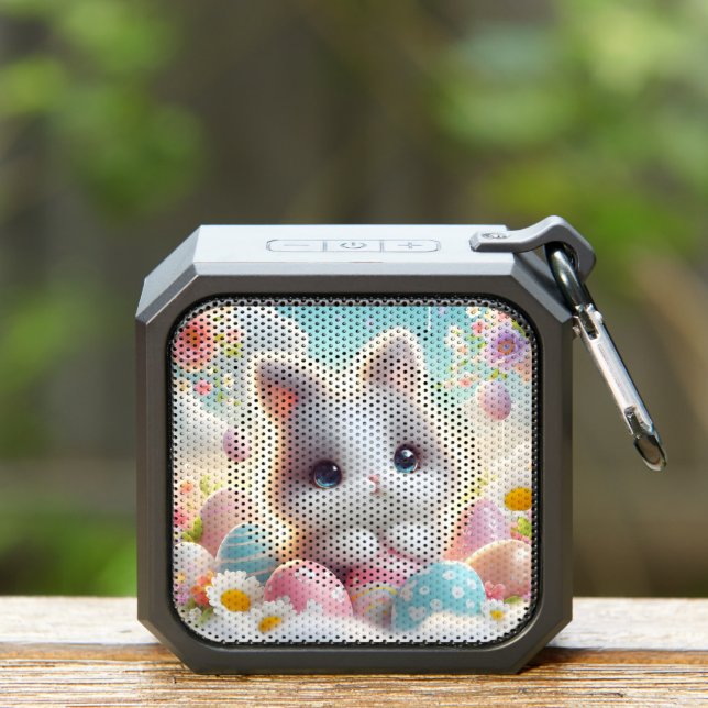 Sweet Pastel Kawaii Kitten Easter Eggs Bluetooth Speaker (Insitu(Outdoor))