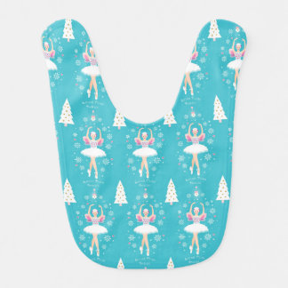 Sweet Pastel Nutcracker Christmas Bib