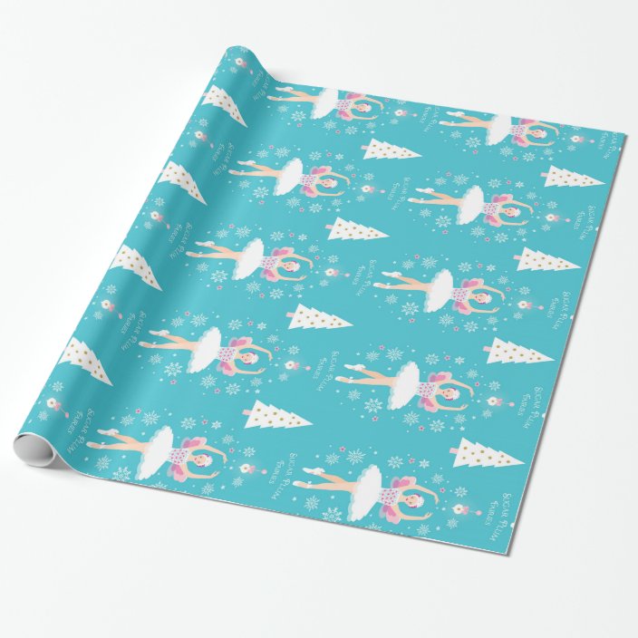 pastel christmas wrapping paper