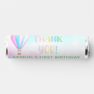 Sweet pastel onederland watercolor 1st Birthday Breath Savers® Mints
