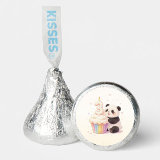Sweet Pastel Panda Baby 3rd Birthday  Hershey®'s Kisses®
