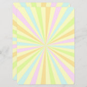 Sweet Pastels Spinning Wheel Burst (Front/Back)