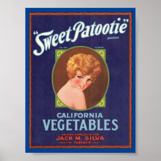 Sweet Patootie Brand Poster