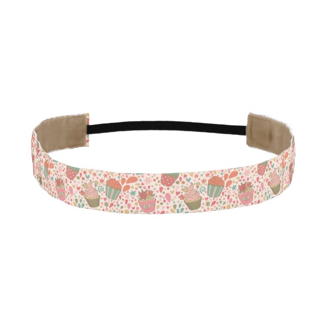 Sweet pattern athletic headband (Front)