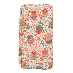 Sweet pattern wallet case for iPhone SE/5/5s