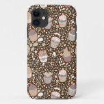Sweet  pattern made of tasty cupcakes iPhone 11 case