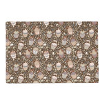 Sweet  pattern made of tasty cupcakes placemat