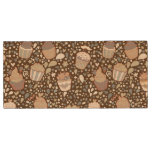Sweet  pattern made of tasty cupcakes wood flash drive